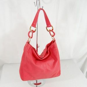 SALE: Michael Kors Coral Hobo Zip Top Bag